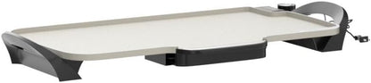 22-Inch Ceramic Removable Handles Electric Griddle, 22 Inch, Black