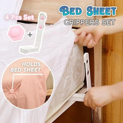 Bed Sheet Grippers Clip Set