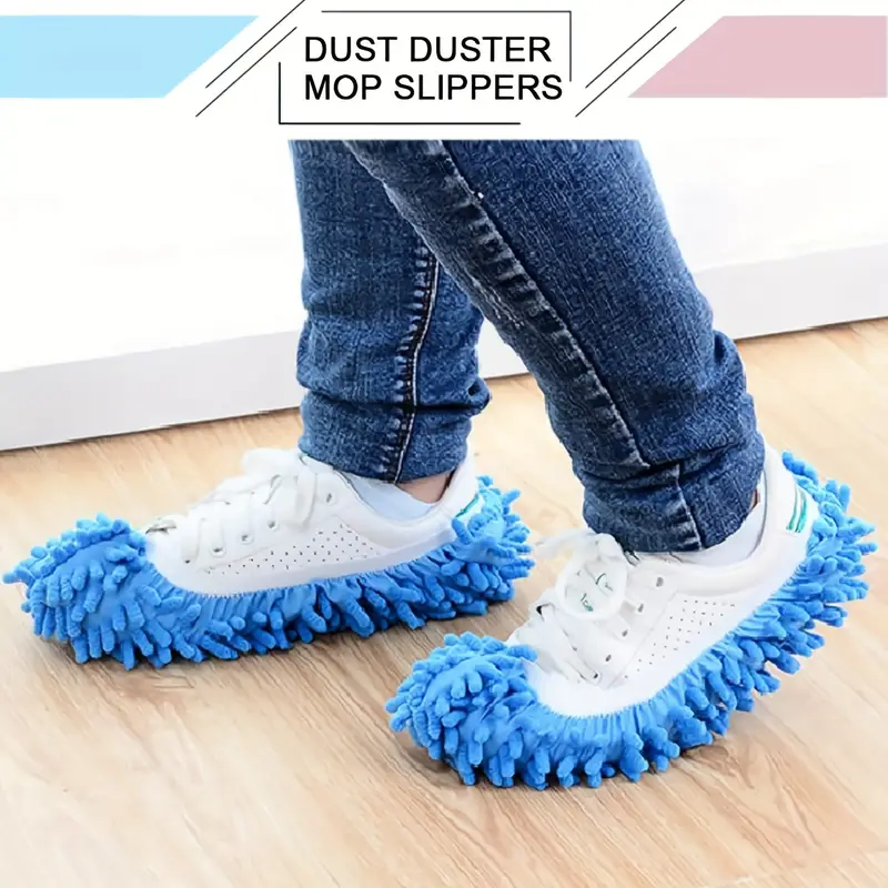 10PCS Microfiber Mop Slippers Shoes Covers