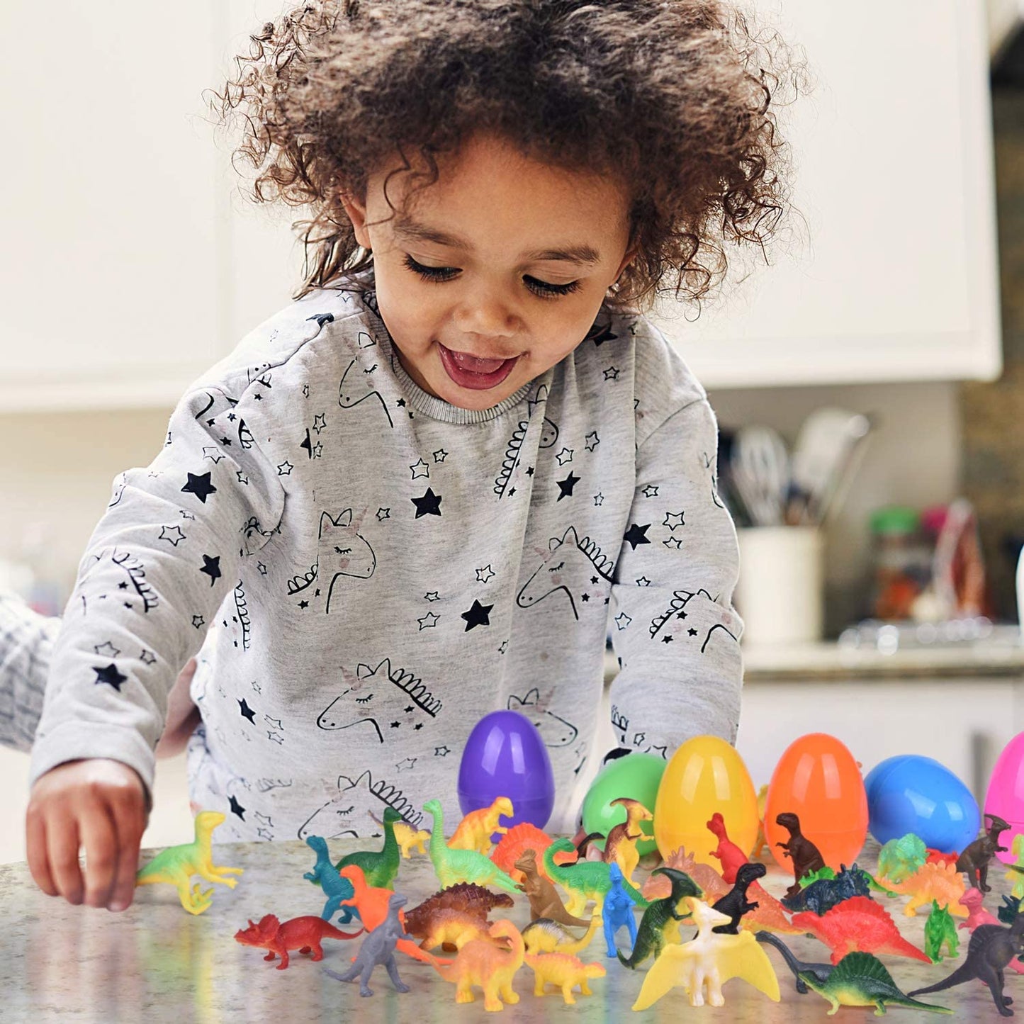 12 Pcs Easter Eggs Filled with Pull-Back Construction Vehicles